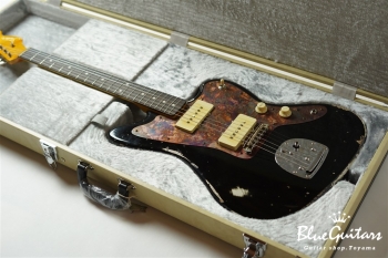 Model JM. #095 Heavy Aged - Black with Copper Red