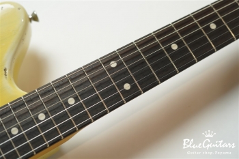 Model JM. #096 Heavy Aged - Faded White Blonde with Copper Red