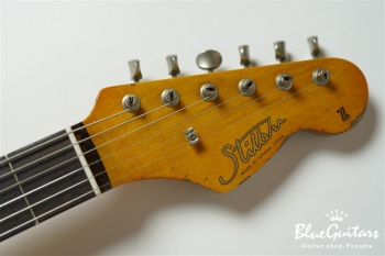 Model JM. #096 Heavy Aged - Faded White Blonde with Copper Red