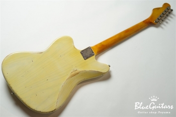 Model JM. #096 Heavy Aged - Faded White Blonde with Copper Red