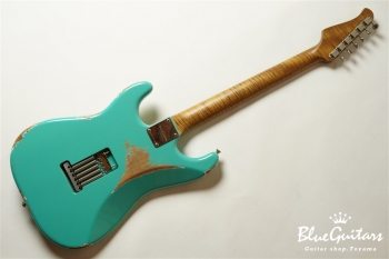 XSC-2 - Seafoam Green/Heavy Aged/Alder/Roasted Flame Maple Neck