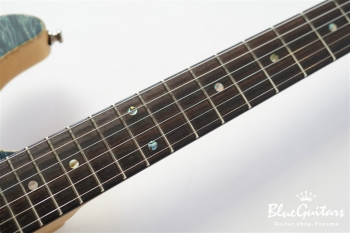 DST-Spider22 / Flame w/ Buzz Feiten Tuning System - Trans Blue Denim