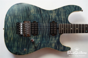 DST-Spider22 / Flame w/ Buzz Feiten Tuning System - Trans Blue Denim