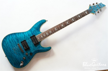 SCHECTER AD-OM6-EXT - TOB (Trans Ocean Blue) | Blue Guitars