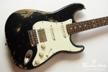 XSC-2 - Black/Heavy Aged/Alder/R/Roasted Flame Maple Neck