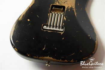 XSC-2 - Black/Heavy Aged/Alder/R/Roasted Flame Maple Neck