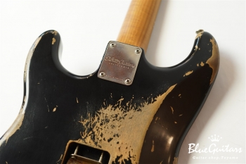 XSC-2 - Black/Heavy Aged/Alder/R/Roasted Flame Maple Neck