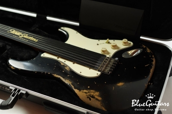 XSC-2 - Black/Heavy Aged/Alder/R/Roasted Flame Maple Neck