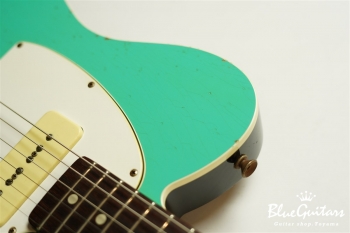 Limited 2-Tone Telecaster Relic - Faded Seafoam Green / Black Back