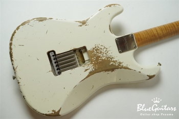 XSC-2 - Olympic White/Heavy Aged/Alder/Roasted Flame Maple Neck