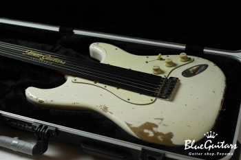 XSC-2 - Olympic White/Heavy Aged/Alder/Roasted Flame Maple Neck