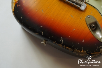 XSC-2 - 3 Tone Burst/Heavy Aged/Ash/Roasted Flame Maple Neck