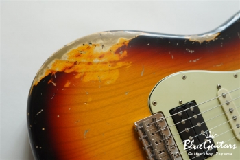 XSC-2 - 3 Tone Burst/Heavy Aged/Ash/Roasted Flame Maple Neck