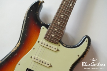 XSC-2 - 3 Tone Burst/Heavy Aged/Ash/Roasted Flame Maple Neck