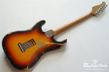 XSC-2 - 3 Tone Burst/Heavy Aged/Ash/Roasted Flame Maple Neck