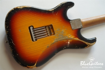 XSC-2 - 3 Tone Burst/Heavy Aged/Ash/Roasted Flame Maple Neck