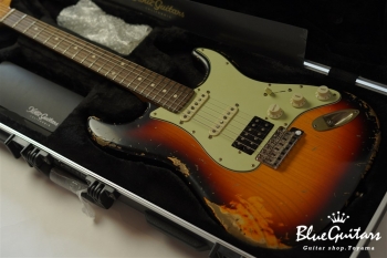 XSC-2 - 3 Tone Burst/Heavy Aged/Ash/Roasted Flame Maple Neck