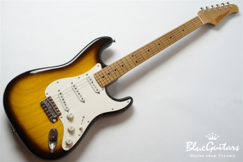 XSC-1 - 2 Tone Burst/Light Aged/Ash/Roasted Flame Maple Neck #1206