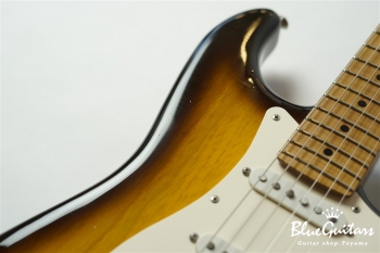 XSC-1 - 2 Tone Burst/Light Aged/Ash/Roasted Flame Maple Neck #1206