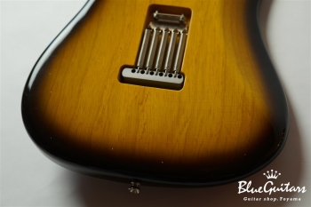 XSC-1 - 2 Tone Burst/Light Aged/Ash/Roasted Flame Maple Neck #1206