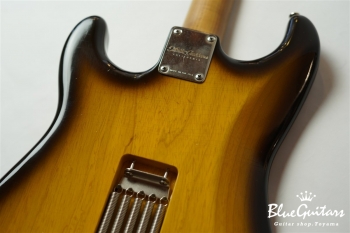 XSC-1 - 2 Tone Burst/Light Aged/Ash/Roasted Flame Maple Neck #1206