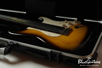 XSC-1 - 2 Tone Burst/Light Aged/Ash/Roasted Flame Maple Neck #1206