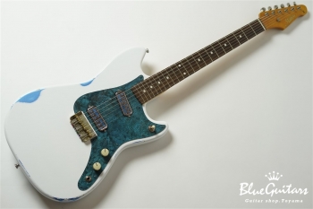 IRIS #085 - Olympic White over Lake Placid Blue 