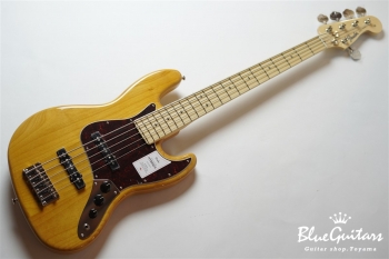 Made in Japan Hybrid II Jazz Bass V - Vintage Natural