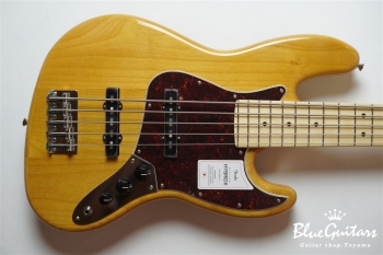 Made in Japan Hybrid II Jazz Bass V - Vintage Natural