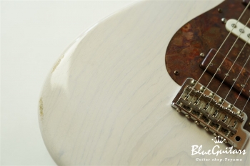 Model S. Patina #107 Light Aged - White Blonde with Copper Red