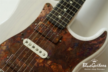 Model S. Patina #107 Light Aged - White Blonde with Copper Red