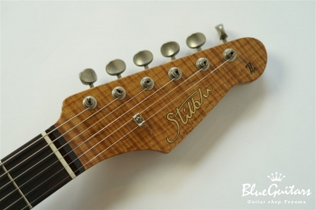 Model S. Patina #107 Light Aged - White Blonde with Copper Red