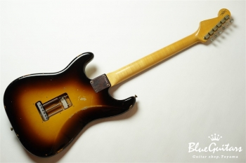 1963 Stratocaster Relic - Wide Black Faded 2-Color Sunburst