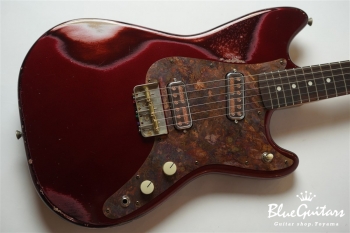 IRIS #104 - Black Cherry Metallic over Copper Red 