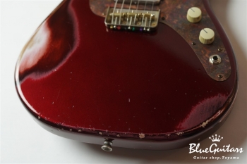 IRIS #104 - Black Cherry Metallic over Copper Red 