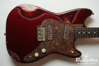 IRIS #104 - Black Cherry Metallic over Copper Red 