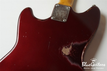 IRIS #104 - Black Cherry Metallic over Copper Red 