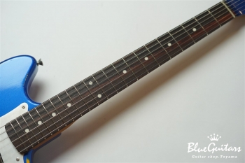 IRIS #103 - Dark Lake Placid Blue over Orange 