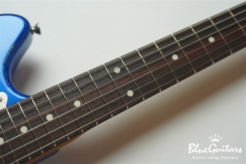 IRIS #103 - Dark Lake Placid Blue over Orange 