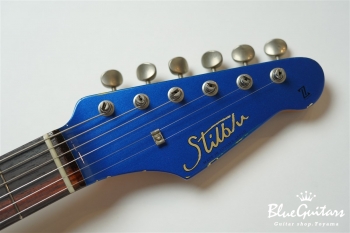 IRIS #103 - Dark Lake Placid Blue over Orange 