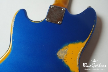 IRIS #103 - Dark Lake Placid Blue over Orange 