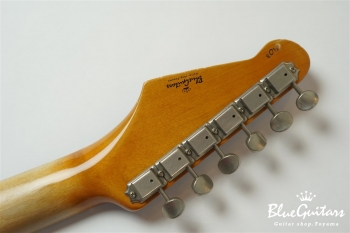 IRIS #103 - Dark Lake Placid Blue over Orange 