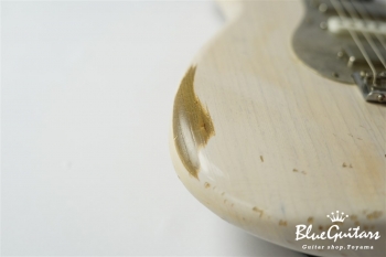 Model S. #043 Heavy Aged - White Blonde with Antique Silver