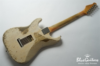 Model S. #043 Heavy Aged - White Blonde with Antique Silver