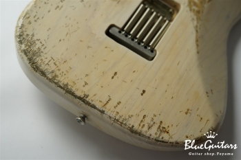 Model S. #043 Heavy Aged - White Blonde with Antique Silver