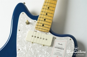 2021 Collection Made in Japan Hybrid II Jazzmaster - Indigo Trans