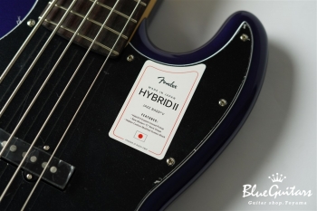 2021 Collection Made In Japan Hybrid II Jazz Bass V - Azurite Metallic