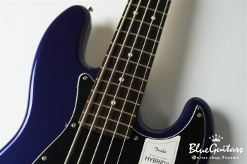 2021 Collection Made In Japan Hybrid II Jazz Bass V - Azurite Metallic