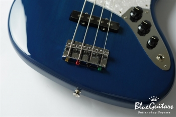 2021 Collection Made In Japan Hybrid II Jazz Bass - Indigo Trans