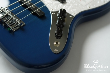 2021 Collection Made In Japan Hybrid II Jazz Bass - Indigo Trans
